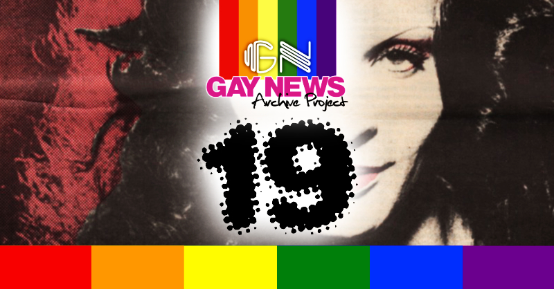 Issue 19 - Gay News Archive Project